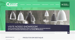 Desktop Screenshot of celesp.com.br