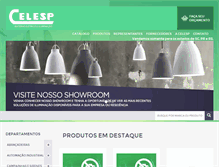 Tablet Screenshot of celesp.com.br
